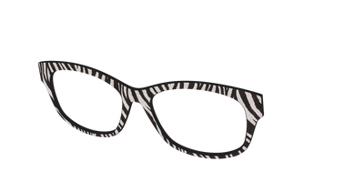 The Zebra Stripes - Angle Top Thumbnail - Pair Eyewear