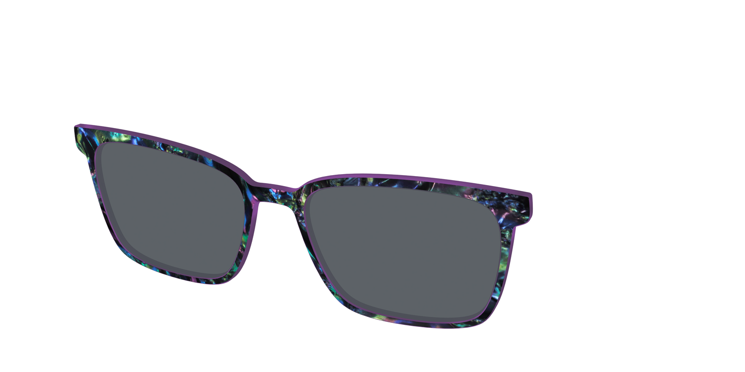 The Polarized Abalone Sun Top - Angle Top Image - Pair Eyewear