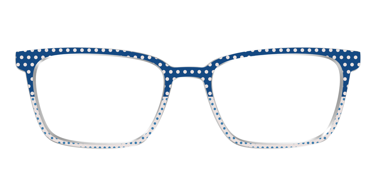 The Aegean Polka Dot Print Mix - Front Top Image - Pair Eyewear