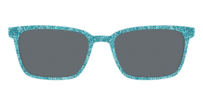 The Polarized Aquamarine Sparkle Sun Top - Front Top Thumbnail - Pair Eyewear