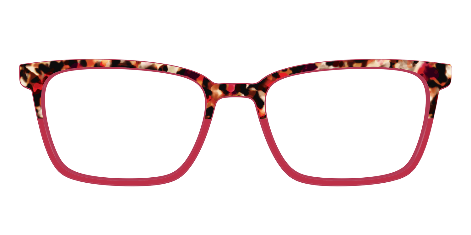 The Auburn Tortoise Crystal Split - Front Top Image - Pair Eyewear