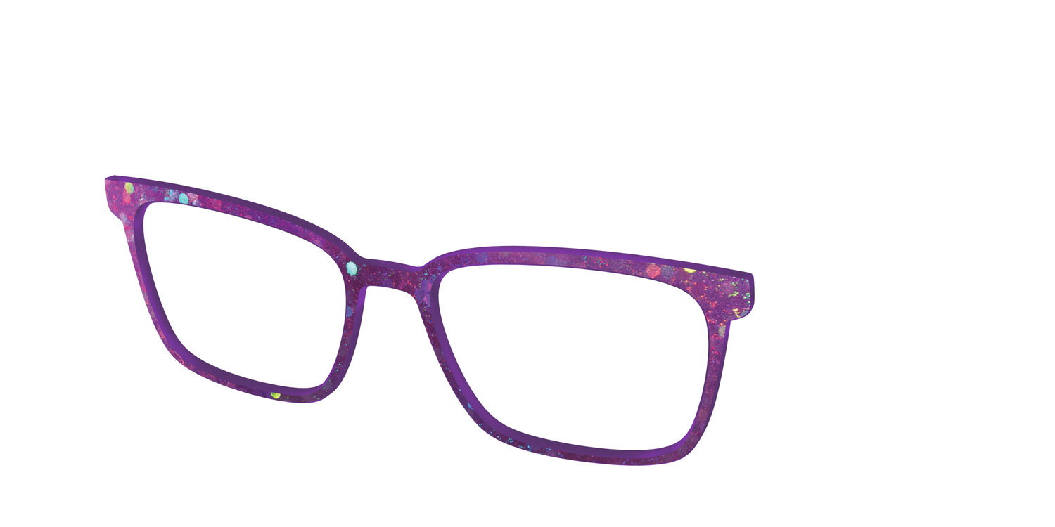 The Berry Jam Hexagons - Angle Top Image - Pair Eyewear