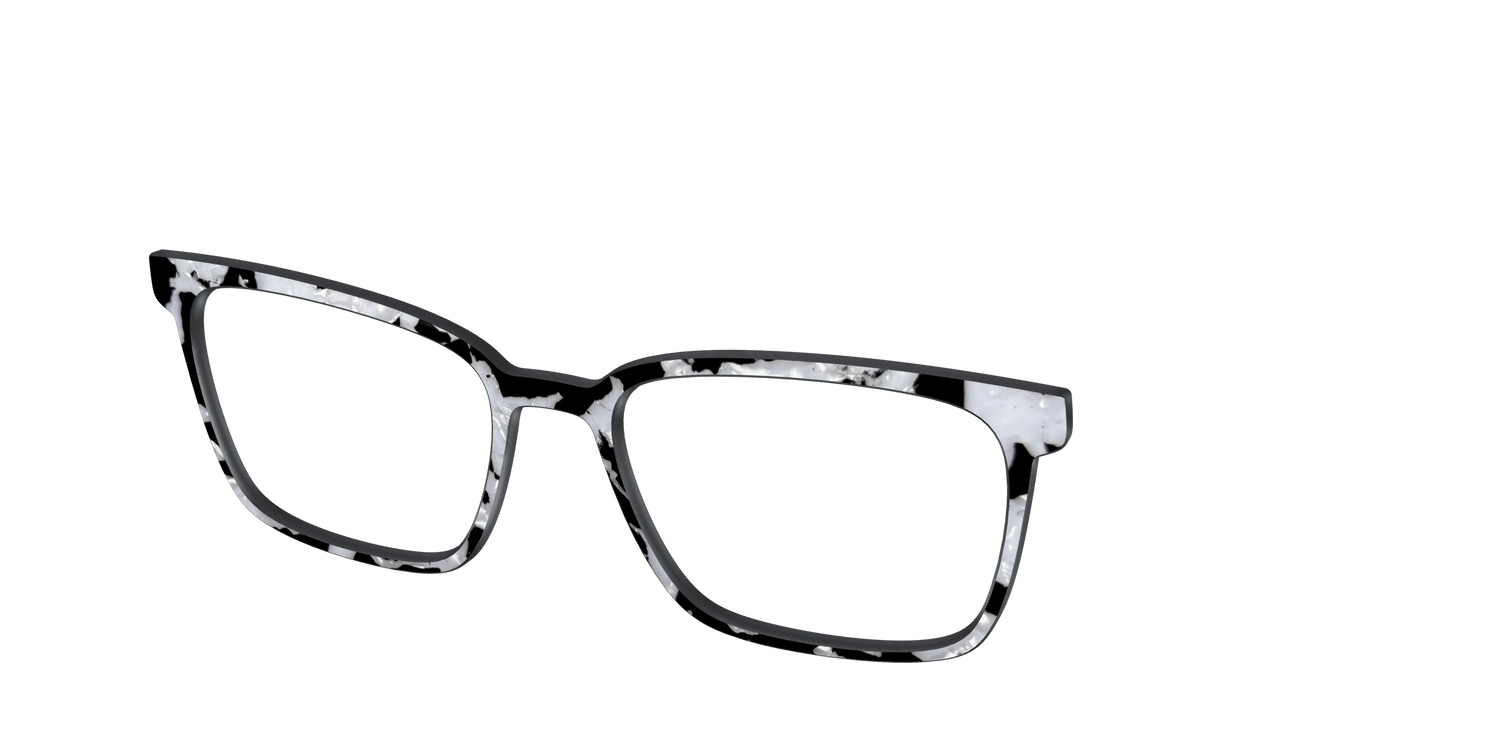 The Black & White Pearl Tortoise - Angle Top Image - Pair Eyewear