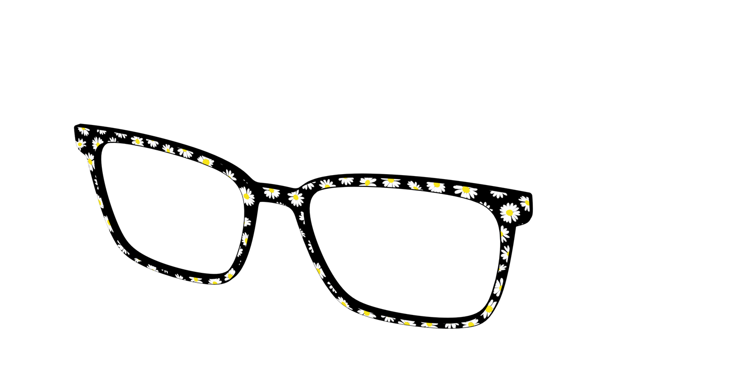 The Black Daisy - Angle Top Image - Pair Eyewear