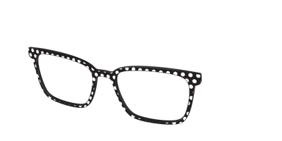 The Black Polka Dots - Angle Top Thumbnail - Pair Eyewear