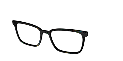 The Black Holographic Scrolls - Angle Top Thumbnail - Pair Eyewear