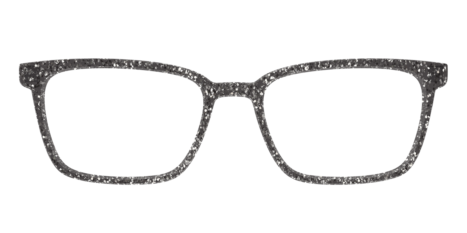 The Black Sparkle - Front Top Image - Pair Eyewear