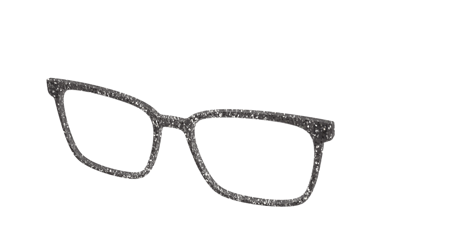The Black Sparkle - Angle Top Image - Pair Eyewear