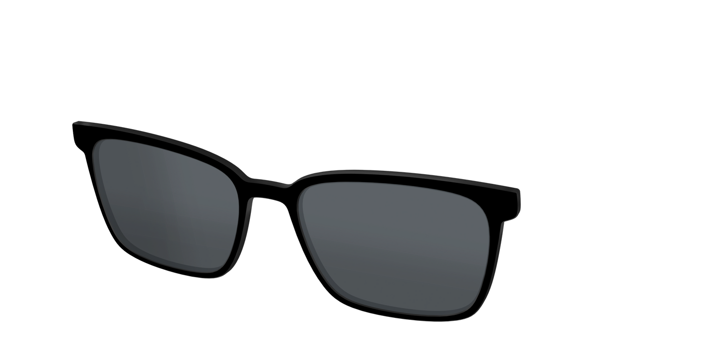 The Polarized Black Sun Top - Angle Top Image - Pair Eyewear