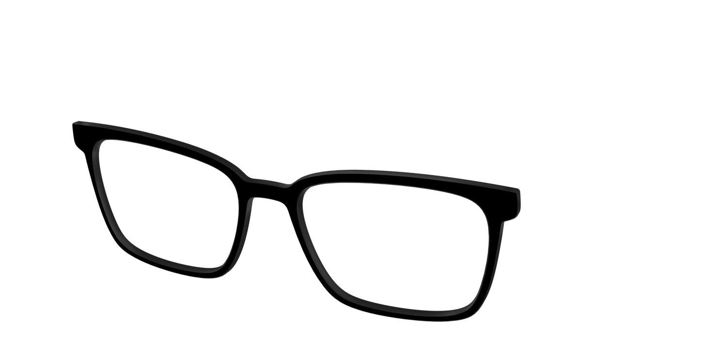 The Black - Angle Top Image - Pair Eyewear