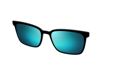 The Polarized Blue Reflective Sun Top - Angle Top Thumbnail - Pair Eyewear