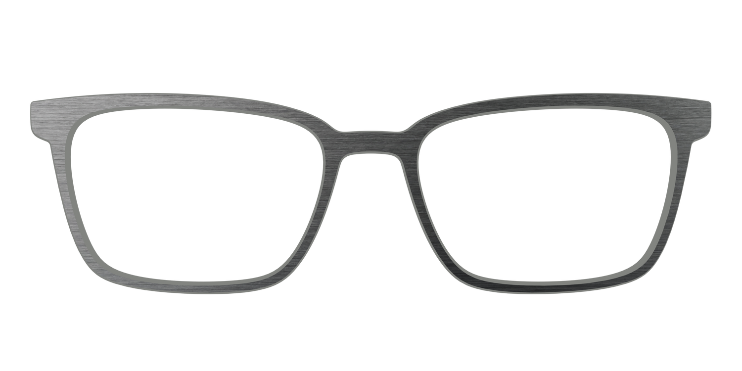 The Brushed Nickel - Front Top Image - Pair Eyewear