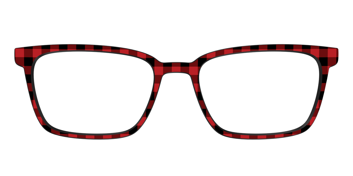 The Buffalo Plaid - Front Top Image - Pair Eyewear