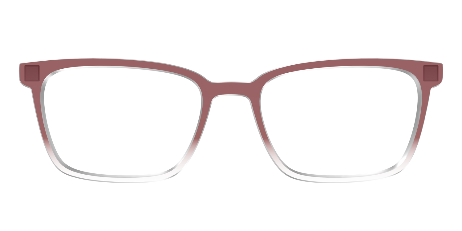 The Burgundy Gradient Crystal - Front Top Image - Pair Eyewear