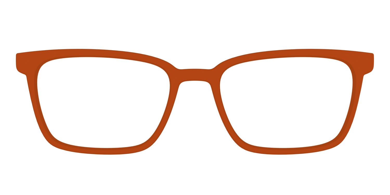 The Burnt Orange - Front Top Image - Pair Eyewear