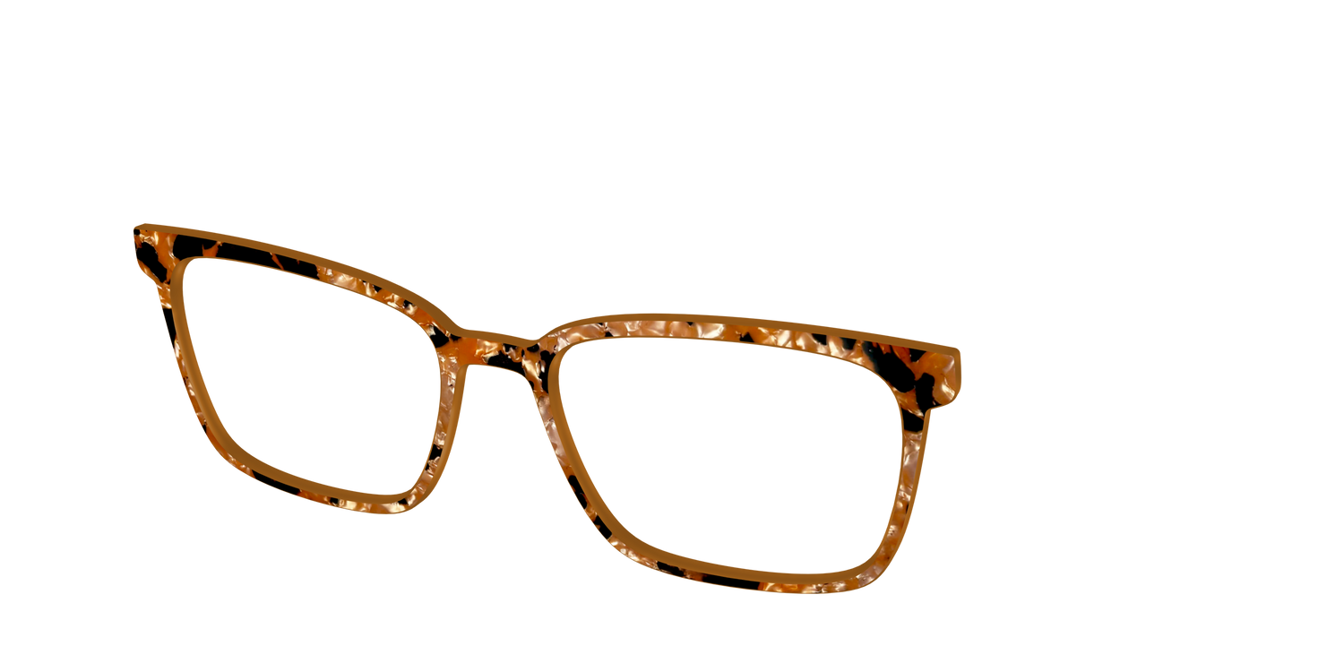 The Caramel Pearl Tortoise - Angle Top Image - Pair Eyewear