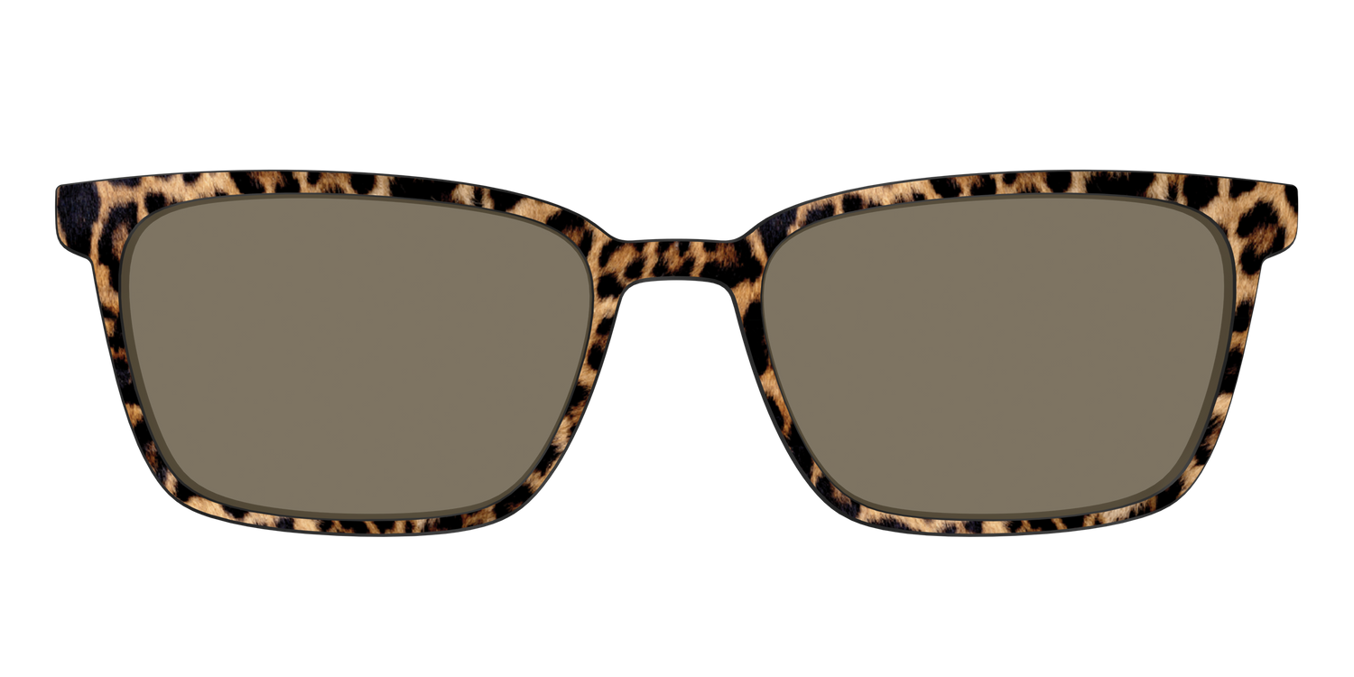 The Polarized Cheetah Spots Sun Top - Front Top Image - Pair Eyewear