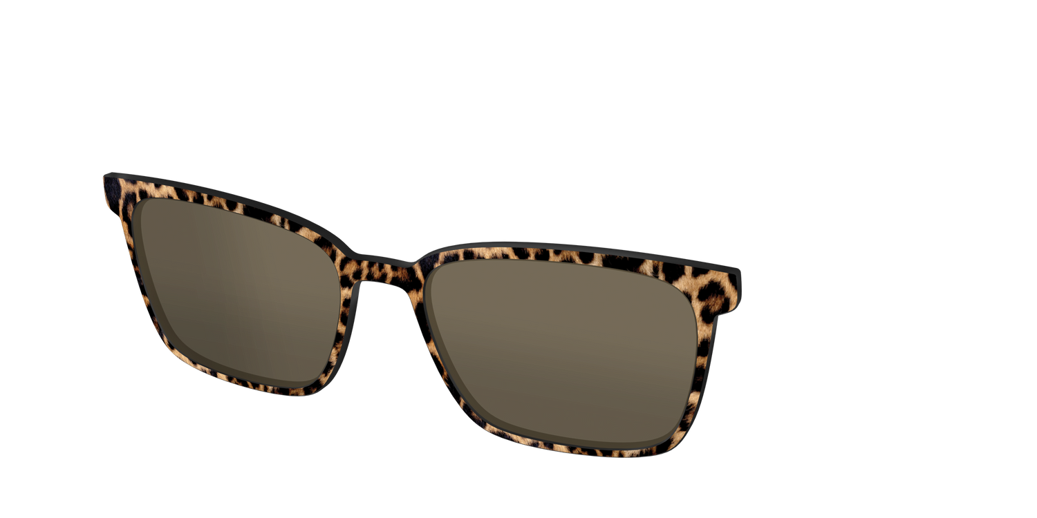 The Polarized Cheetah Spots Sun Top - Angle Top Image - Pair Eyewear