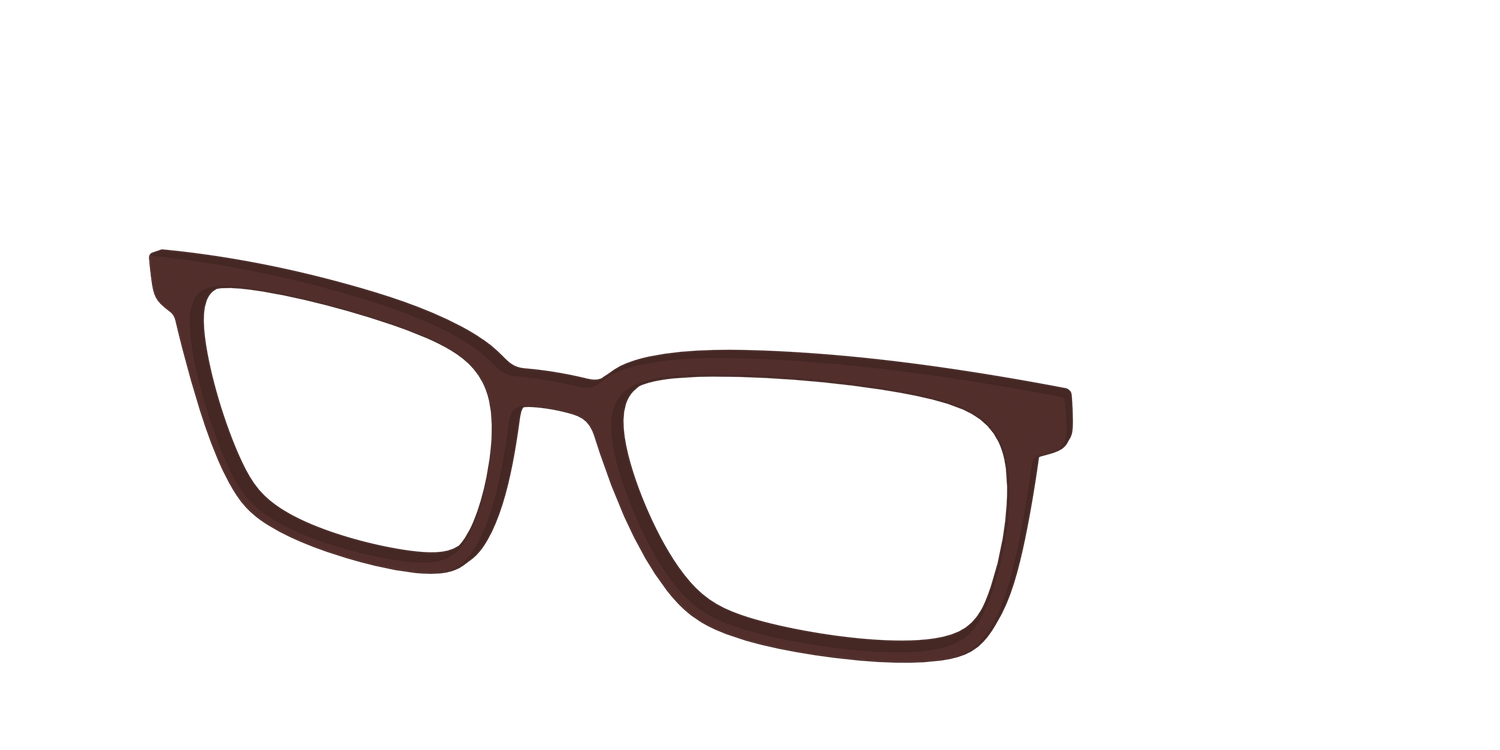 The Chocolate - Angle Top Image - Pair Eyewear