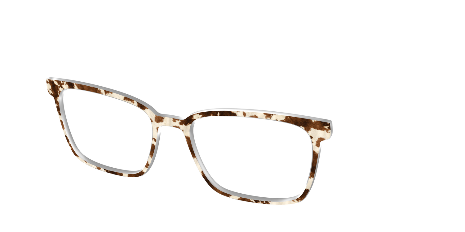 The Cowhide - Angle Top Image - Pair Eyewear