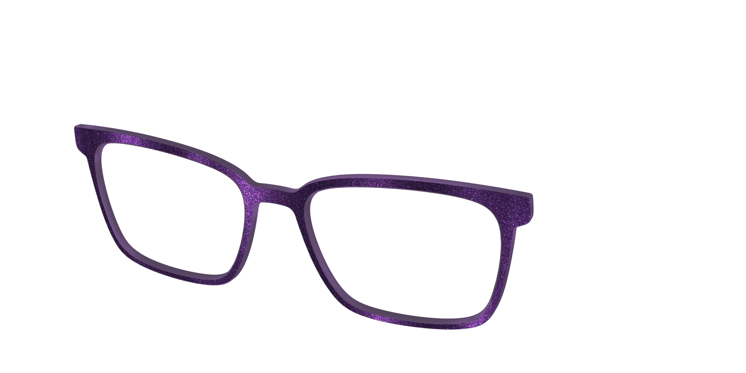 The Deep Purple Shimmer - Angle Top Image - Pair Eyewear