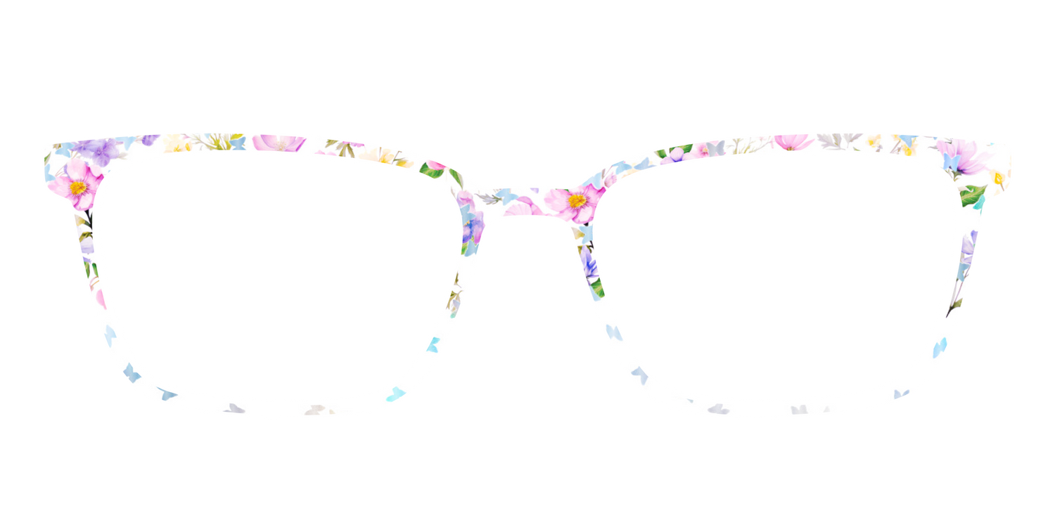 The Delicate Flower Crown with Butterfly Glitter - Front Top Image - Pair Eyewear
