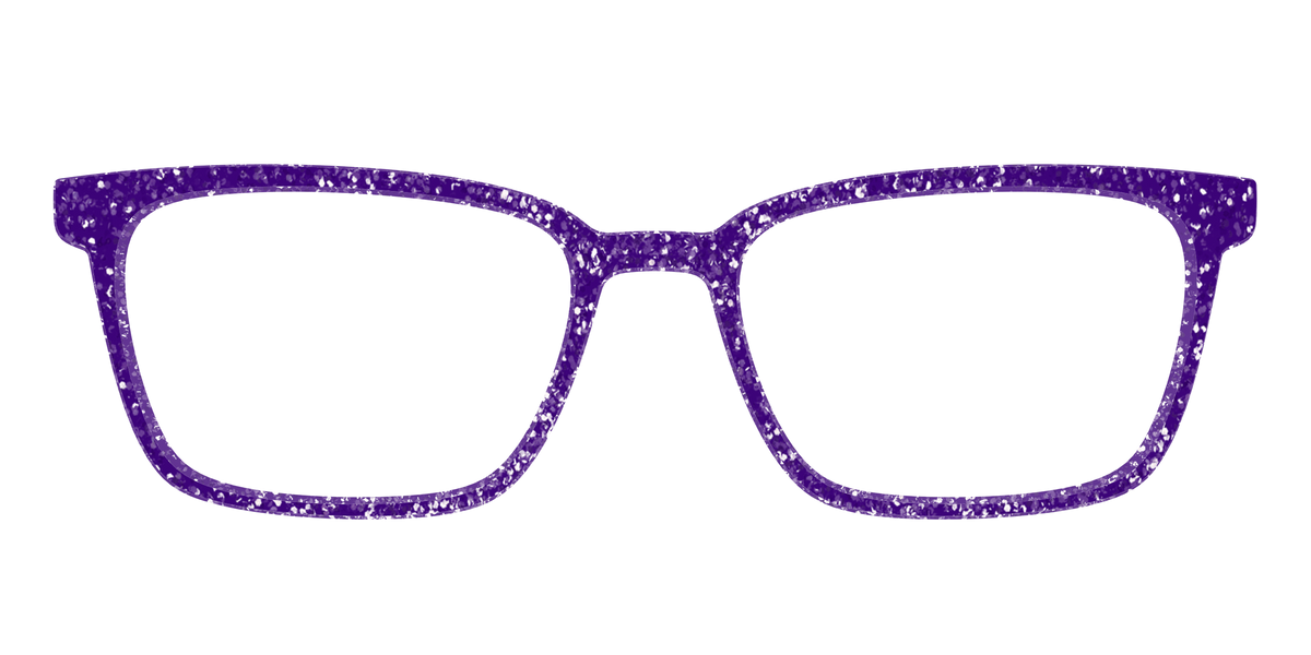 The Electric Purple Sparkle - Front Top Image - Pair Eyewear