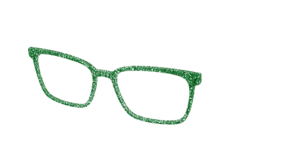 The Emerald Sparkle - Angle Top Thumbnail - Pair Eyewear