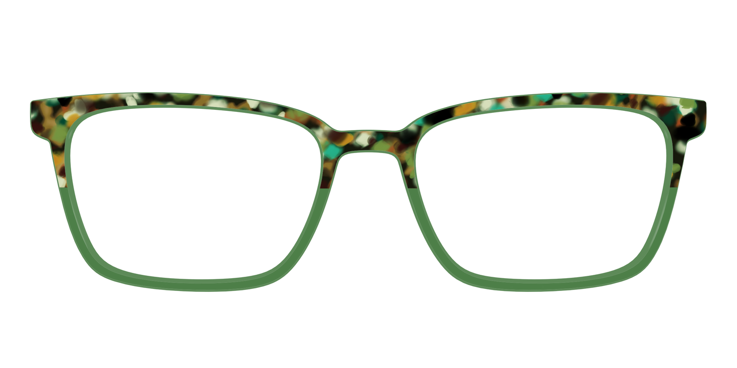 The Forest Tortoise Crystal Split - Front Top Image - Pair Eyewear