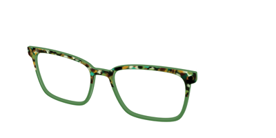 The Forest Tortoise Crystal Split - Angle Top Thumbnail - Pair Eyewear