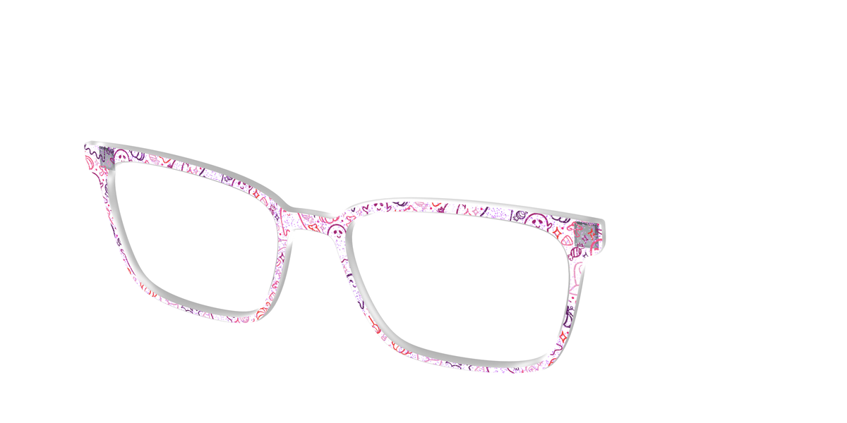 The Frightfully Fun Doodles Crystal - Angle Top Image - Pair Eyewear