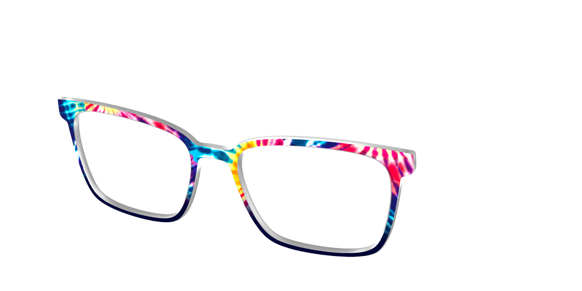 The Funky Tie-Dye - Angle Top Image - Pair Eyewear