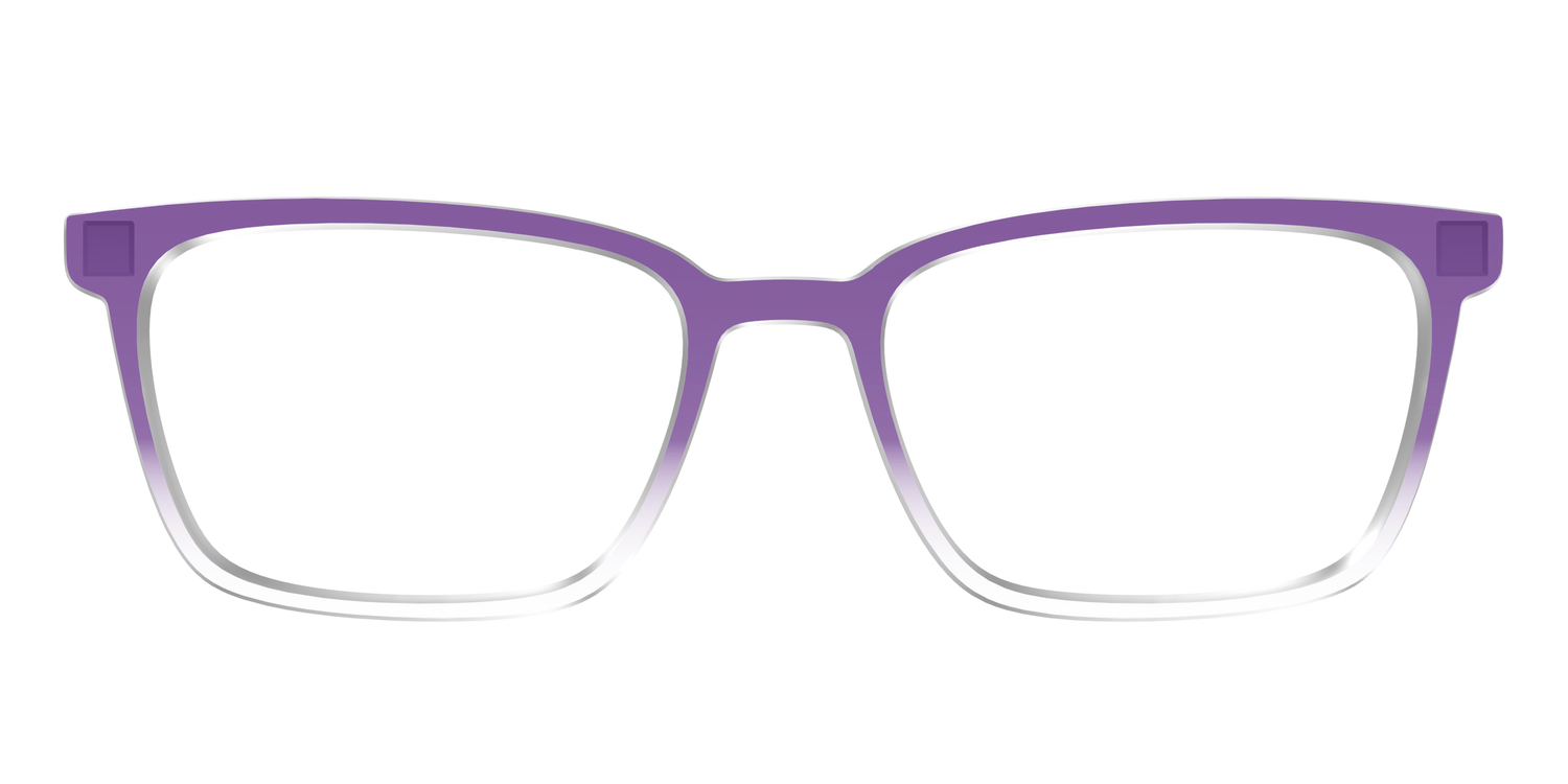 The Grape Gradient Crystal - Front Top Image - Pair Eyewear