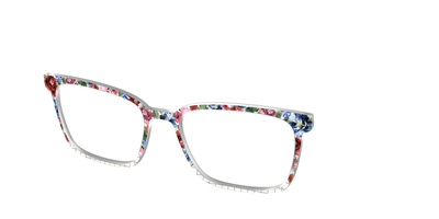 The Graph Paper Floral - Angle Top Thumbnail - Pair Eyewear