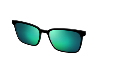 The Polarized Green Reflective Sun Top - Angle Top Thumbnail - Pair Eyewear