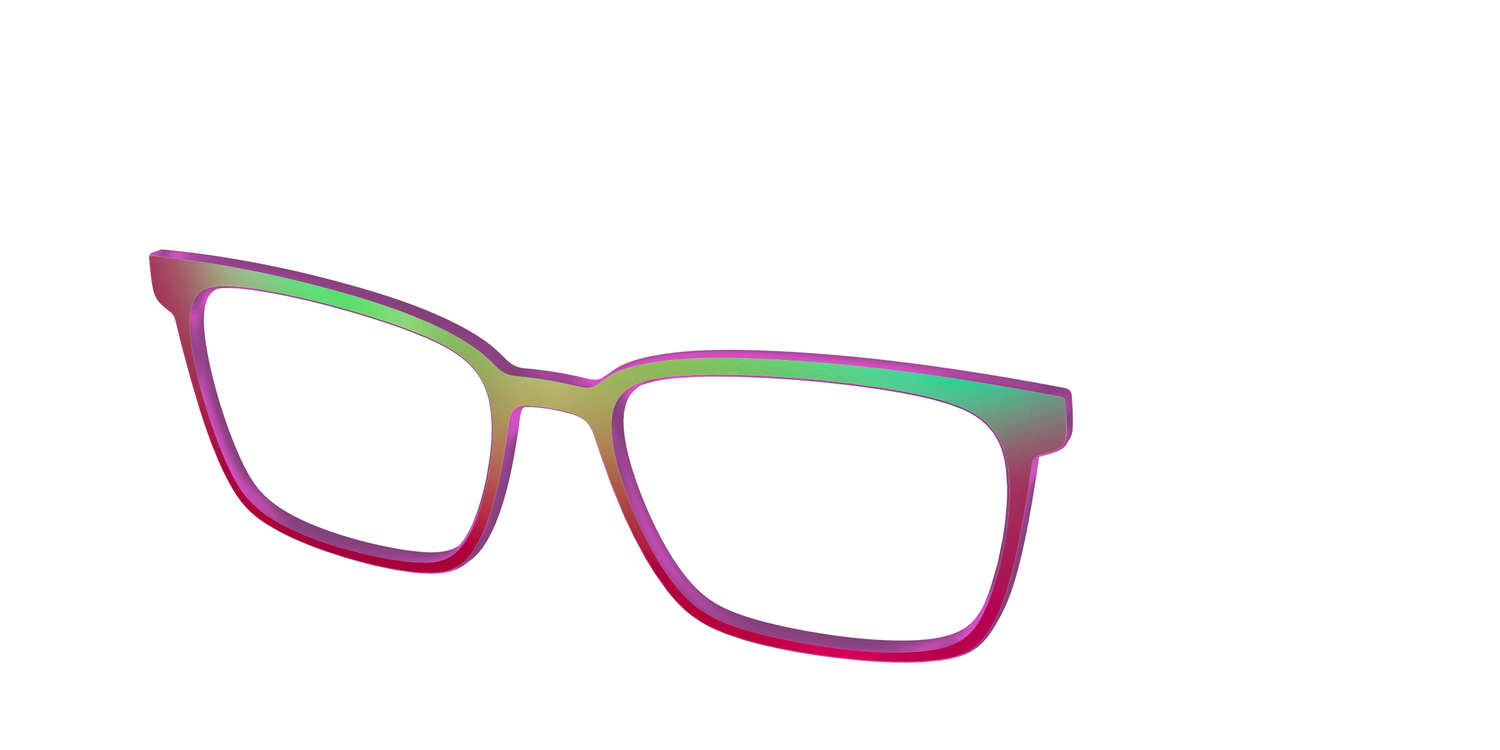 The Guava Ombre - Angle Top Image - Pair Eyewear