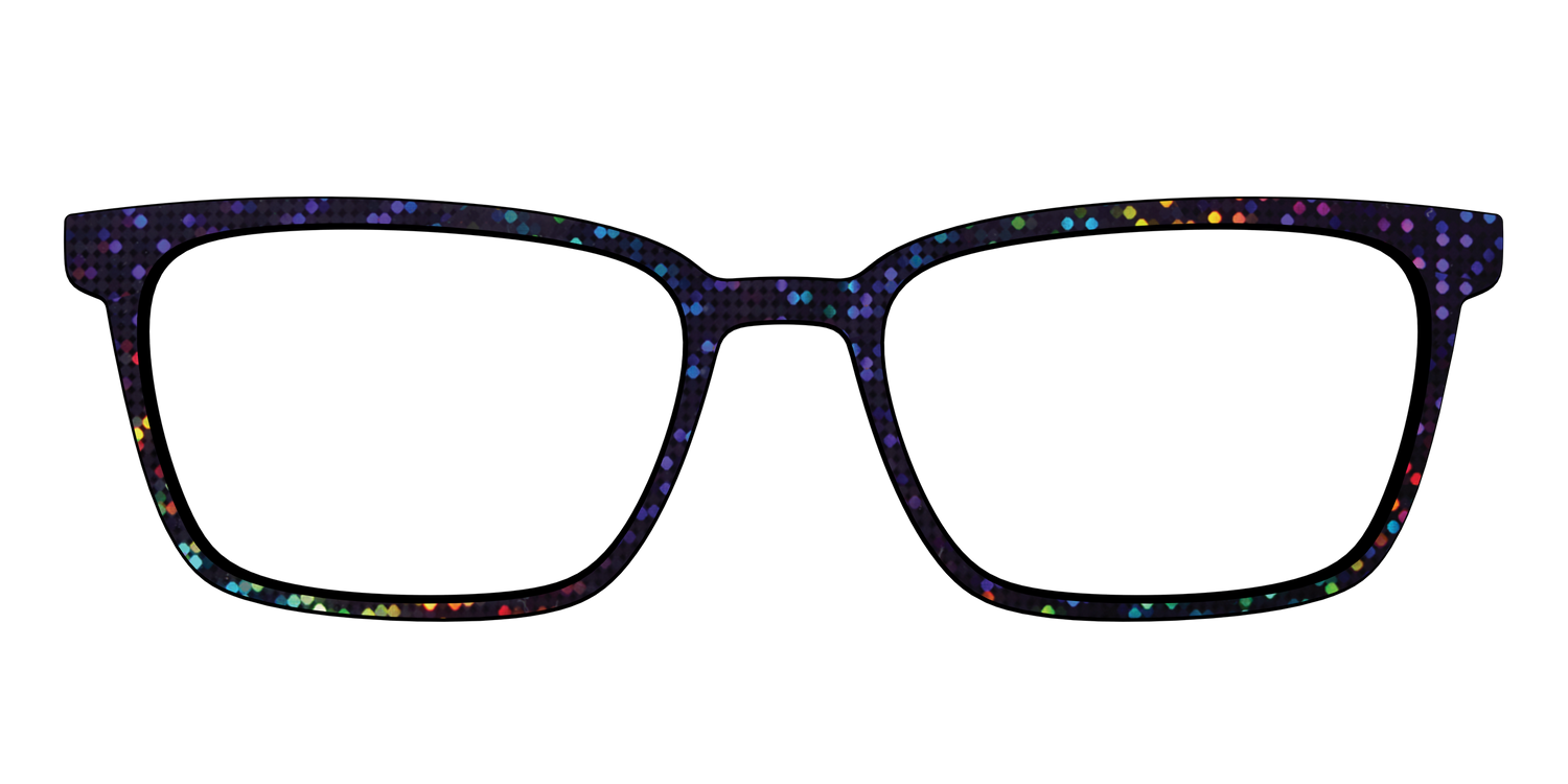 The Holographic Dots - Front Top Image - Pair Eyewear
