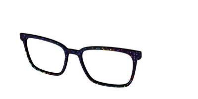 The Holographic Dots - Angle Top Thumbnail - Pair Eyewear