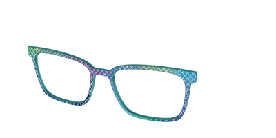 The Holographic Dragon Scales - Angle Top Thumbnail - Pair Eyewear