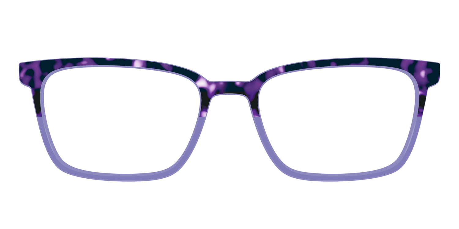 The Iris Tortoise Crystal Split - Front Top Image - Pair Eyewear