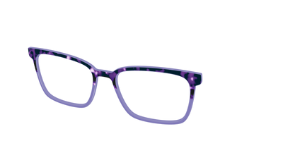 The Iris Tortoise Crystal Split - Angle Top Thumbnail - Pair Eyewear