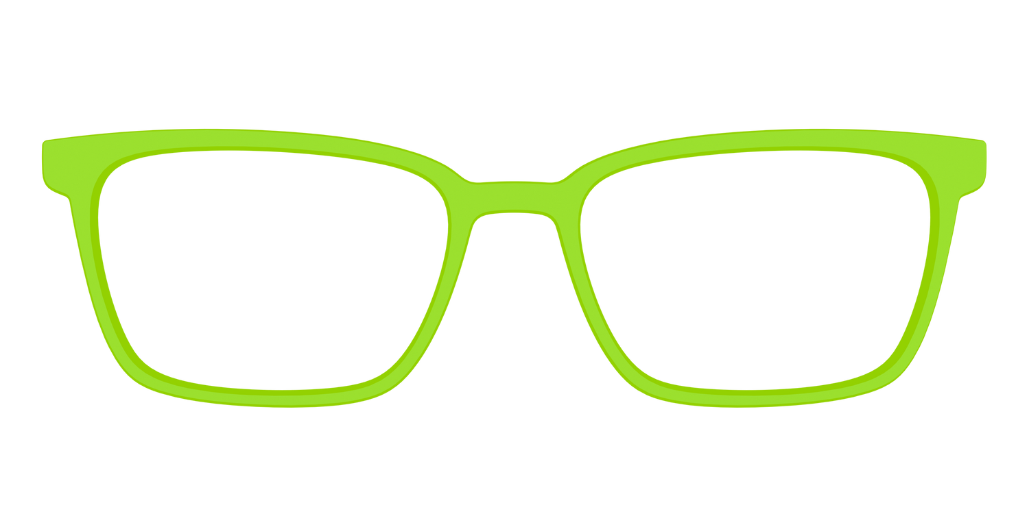 The Lime Green - Front Top Image - Pair Eyewear