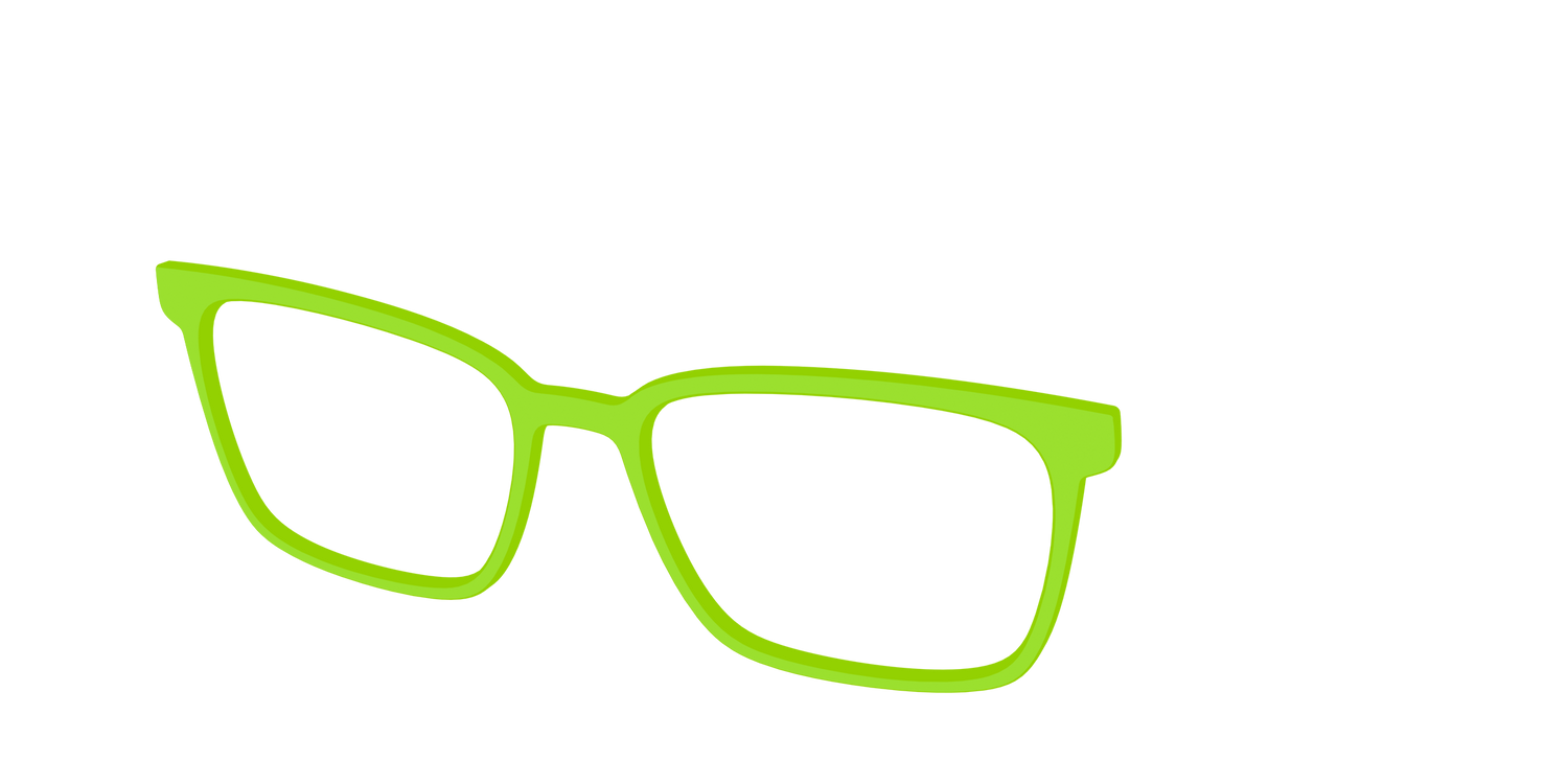The Lime Green - Angle Top Image - Pair Eyewear
