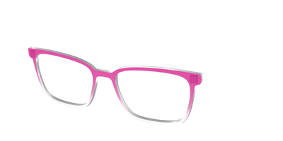 The Magenta Gradient Crystal - Angle Top Thumbnail - Pair Eyewear