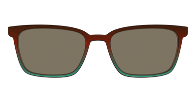 The Polarized Mahogany to Juniper Woodgrain Sun Top - Front Top Thumbnail - Pair Eyewear