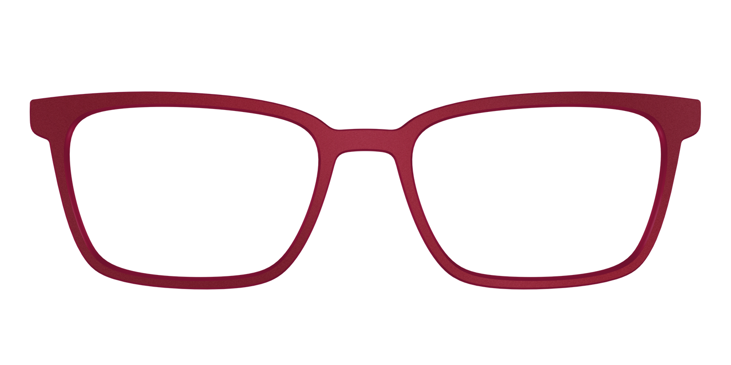 The Matte Burgundy - Front Top Image - Pair Eyewear