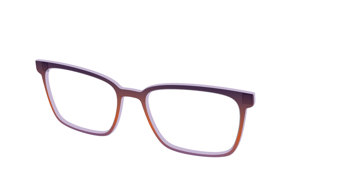 The Matte Midnight to Violet Gradient - Angle Top Image - Pair Eyewear