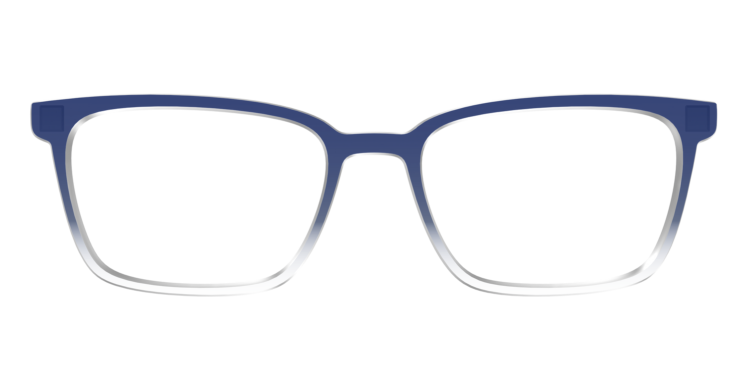 The Navy Gradient Crystal - Front Top Image - Pair Eyewear