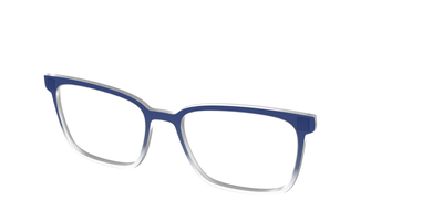 The Navy Gradient Crystal - Angle Top Thumbnail - Pair Eyewear
