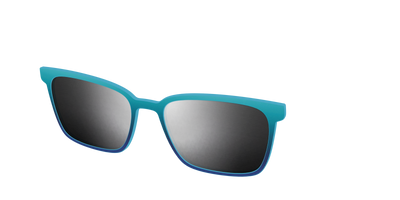 The Polarized Ocean Blue Sun Top - Angle Top Thumbnail - Pair Eyewear